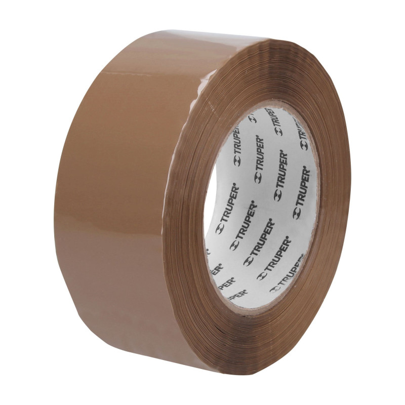 Cinta de empaque 48 mm x 150 m canela, Truper CCA-150 12556