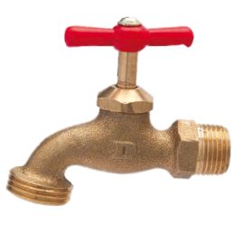 Llave Para Jardin 1/2" Compacta Bronce 4119C.13 Dica