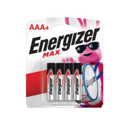 Pila Alcalina Aaa Energizer Max C/4 Pzas Blister E92BP-4 Energizer